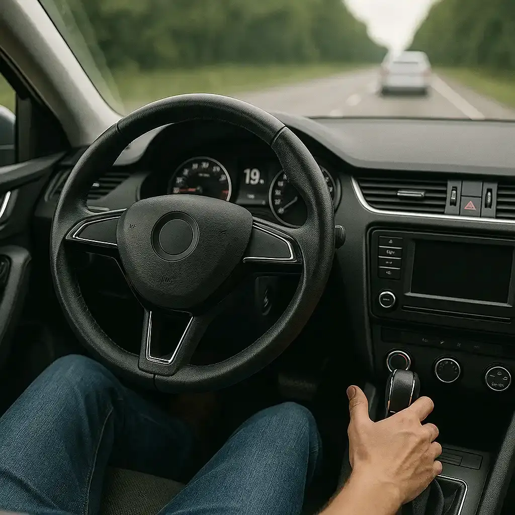 Automatic Car Without Brakes Emergency