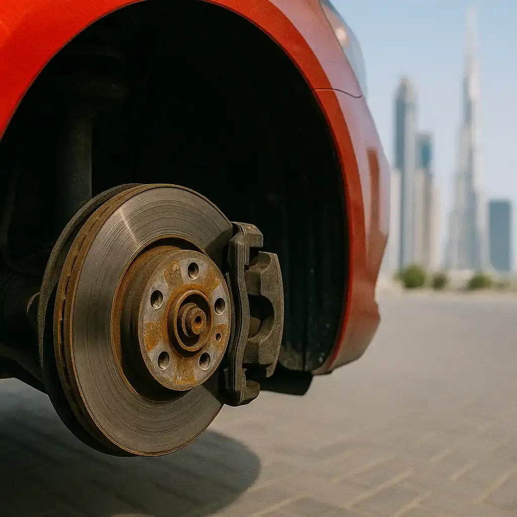 How to Check Car Brake Pads in Dubai