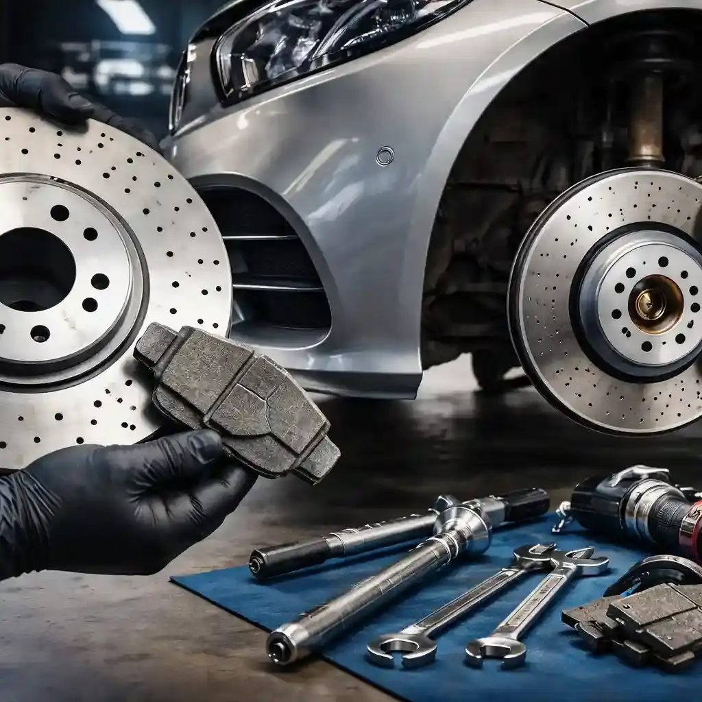 mercedes auto brake system